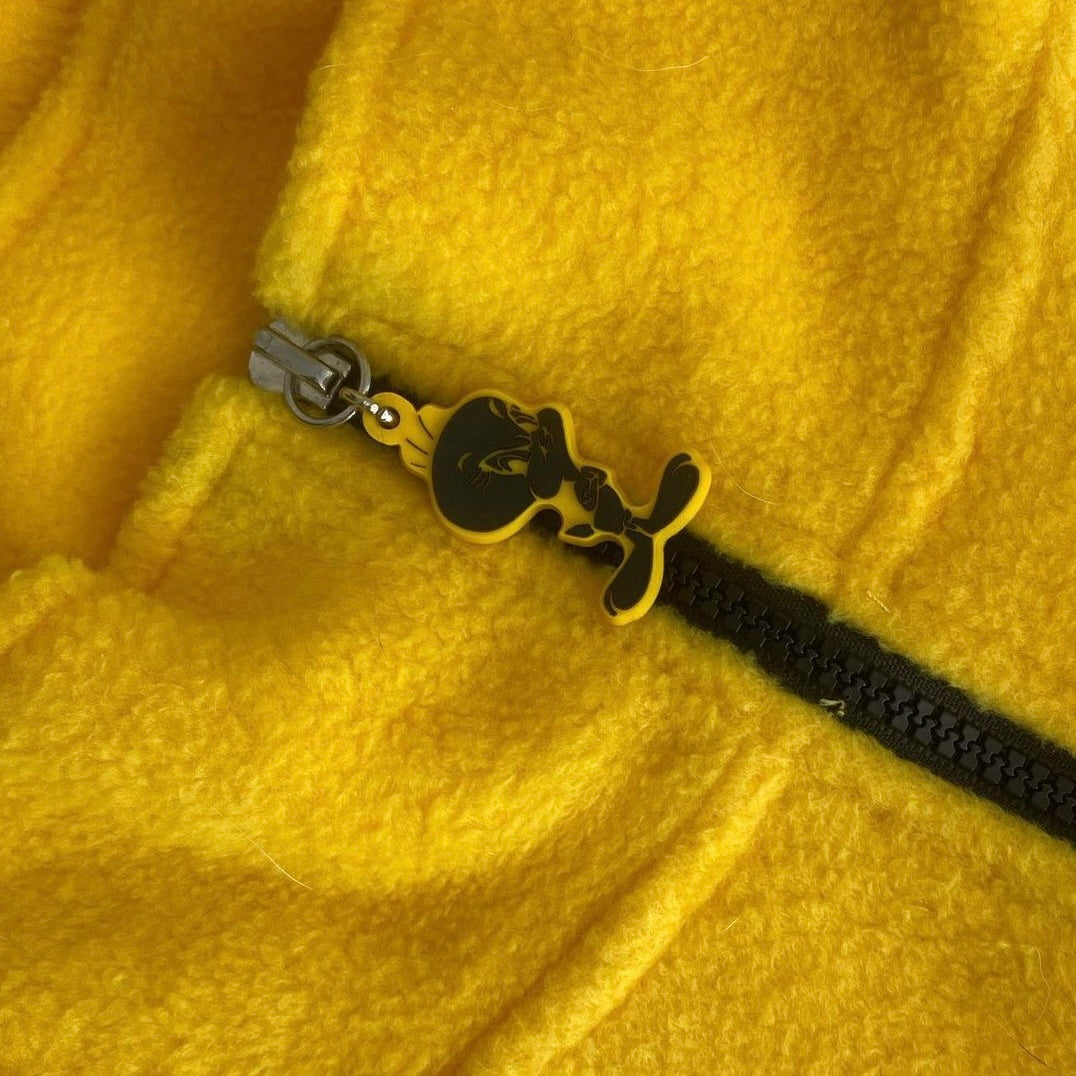 WARNER BROS. TWEETY BIRD FLEECE HALF-ZIP XL