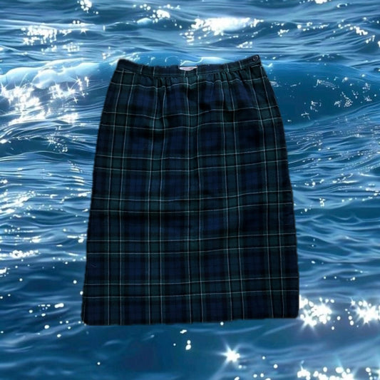 PENDLETON 100% WOOL MIDI SKIRT