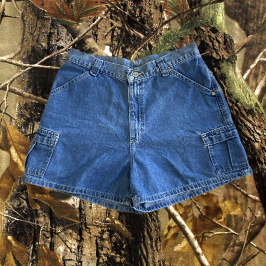 LEE DENIM CARPENTER MINI SHORTS